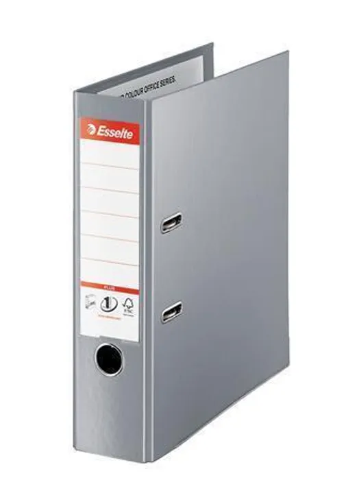 Hauptbild des Produkts Pákový pořadač "Standard Plus", ochranné spodní kování, šedá, 80 mm, A4, PP, ESSELTE