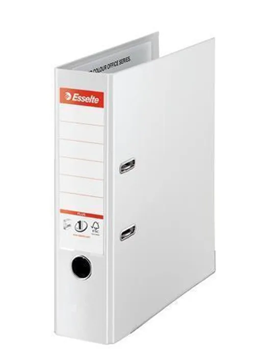Hauptbild des Produkts Pákový pořadač "Standard Plus", ochranné spodní kování, Vivida bílá, 80 mm, A4, PP, ESSELT