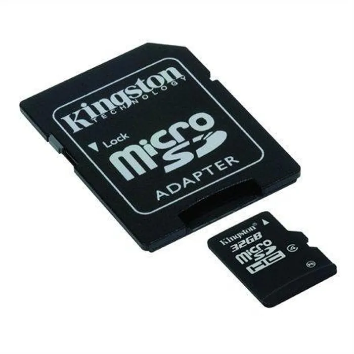 Hauptbild des Produkts Paměťová karta Micro SD, 32GB, Class 4, s adaptérem, KINGSTON