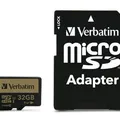Weiteres Produktbild Speicherkarte, microSDHC, 32 GB, Klasse 10 UHS I, mit Adapter, VERBATIM "PRO+"
