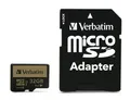 Speicherkarte, microSDHC, 32 GB, Klasse 10 UHS I, mit Adapter, VERBATIM "PRO+"