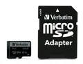 Speicherkarte, microSDXC, 64GB, Class 10 USH-I, mit Adapter, VERBATIM "PRO"