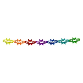 Papier-Girlande durchmesser 17cm x 4m [1 St.]