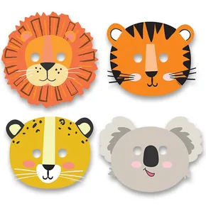 Papiermasken Get Wild [8 Stk.]