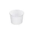 Papierbecher / Eisbecher (PAP/PE) weiß Durchmesser 90mm 250ml [50 St.]