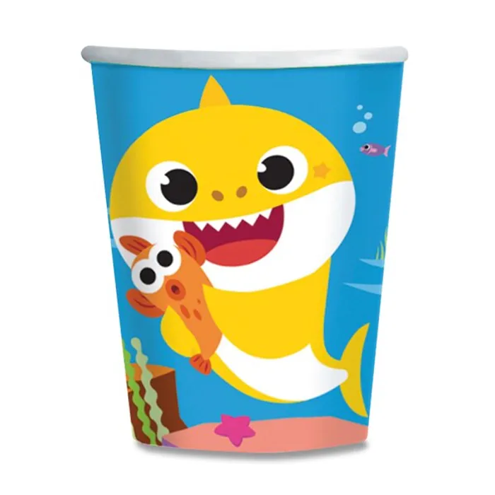 Hauptbild des Produkts Papírové kelímky Baby Shark objem 0,25l, [8 ks]