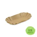 Pappschale fettdicht oval kraft 17,5 x 10,5 x 3 cm [250 St.]