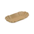 Weiteres Produktbild Pappschale fettdicht oval kraft 17,5 x 10,5 x 3 cm [250 St.]