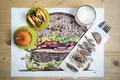 Papier-Tischsets Infibra Hamburger 30 x 40 cm [250 Stück]
