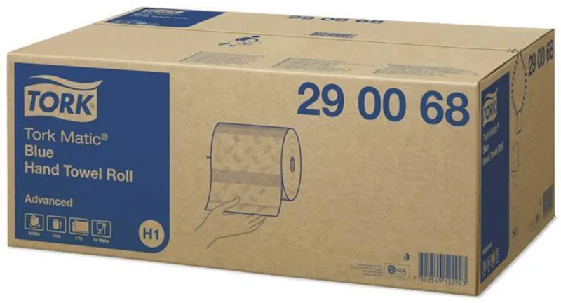 Hauptbild des Produkts Papírové ručníky role Tork 290068 Matic H1 2vr 150 m modré [6 ks]