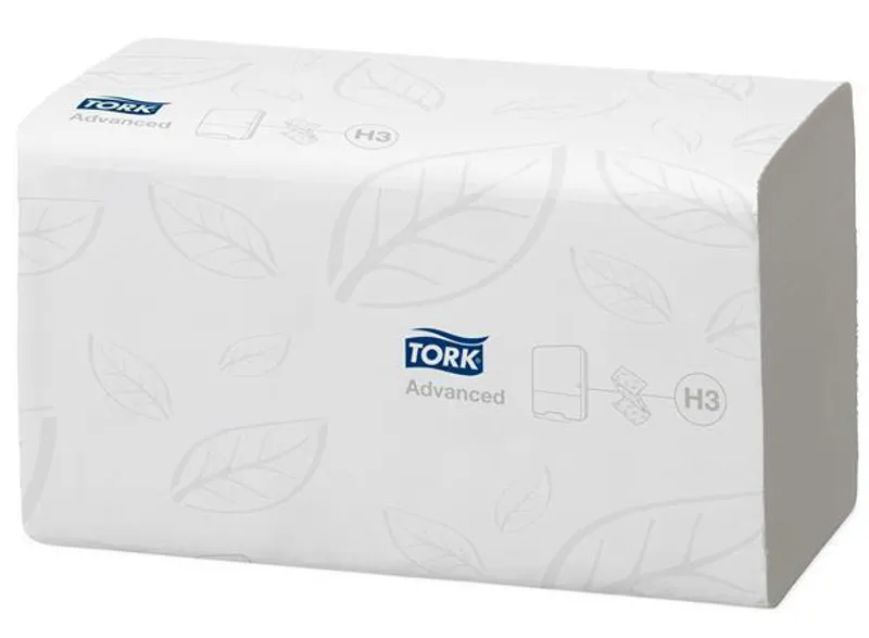 Hauptbild des Produkts Papírové ručníky skládané TORK 290163 ADVANCED bílá H3 [3750 ks]
