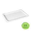 Pappteller weiß 19 x 27 cm RECY [100 St.]