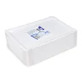 Pappteller weiß 19 x 27 cm RECY [100 St.]