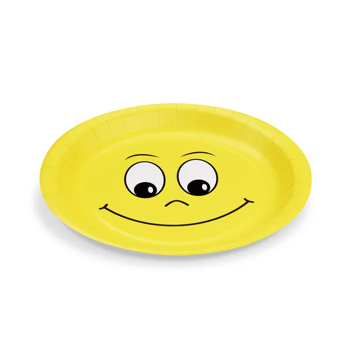 Hauptbild des Produkts Papírové talíře průměr 23 cm SMILING FACE [10 ks]