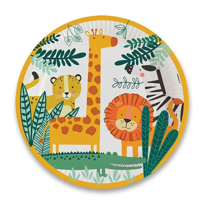 Hauptbild des Produkts Papírové talířky Get Wild průměr 22,8 cm, [8 ks]