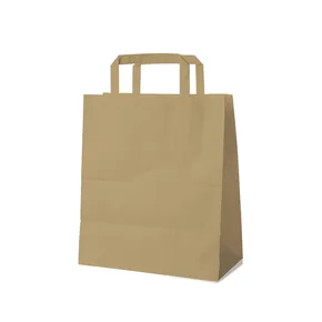 Papiertragetasche braun 22+10 x 28 cm [250 St.]