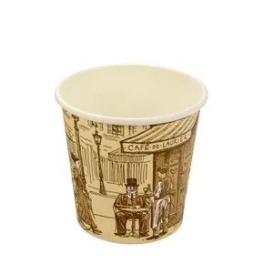 Pappbecher CTG 0,1 l, Durchmesser 62 mm, Paris [50 Stk.]