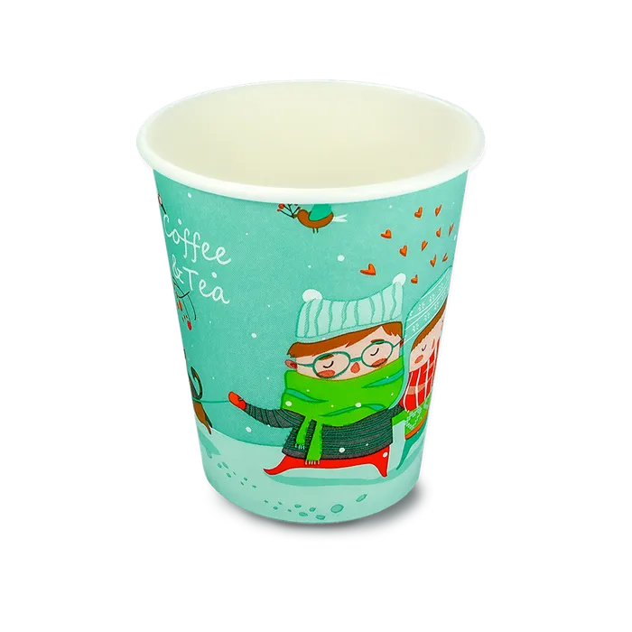 Hauptbild des Produkts Papírový kelímek 0,2 l CTG, průměr 80mm, zimní motiv [50 ks]