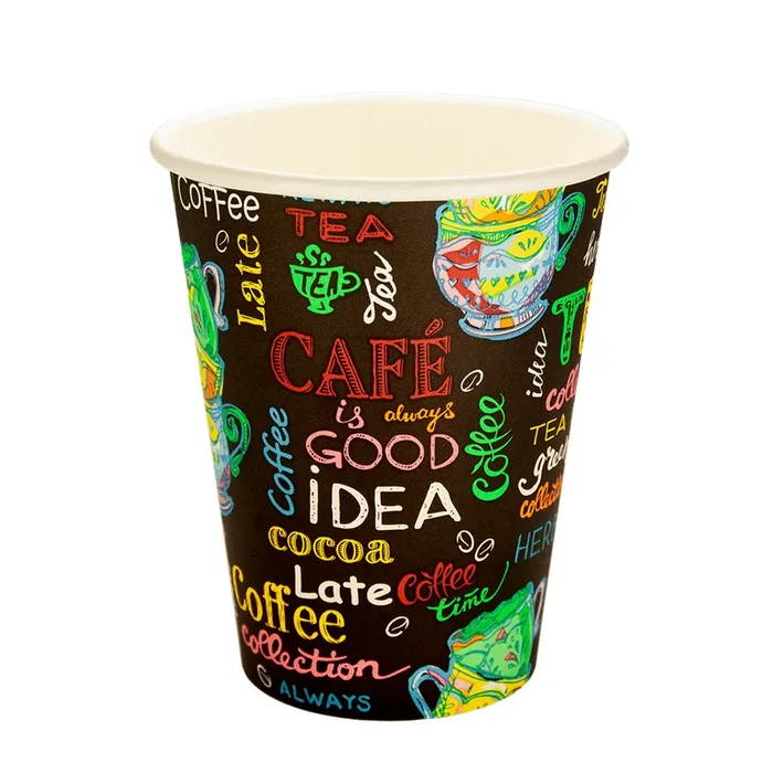 Hauptbild des Produkts Papírový kelímek 0,3 l CTG, průměr 90mm, Happy time [50 ks]
