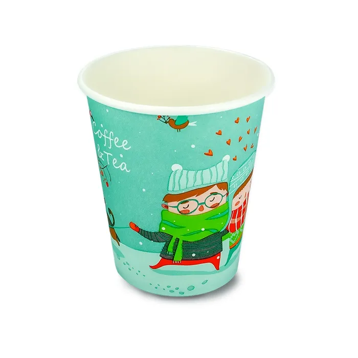 Hauptbild des Produkts Papírový kelímek 0,3 l CTG, průměr 90mm, zimní motiv [50 ks]