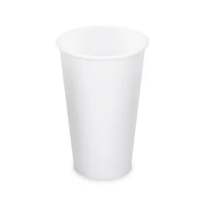 Pappbecher weiß durchmesser 90mm 510ml `XL: 0,4L/16oz` [10 St.]
