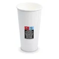 Pappbecher weiß durchmesser 90mm 610ml `XXL: 0,5L/20oz` [50 St.]