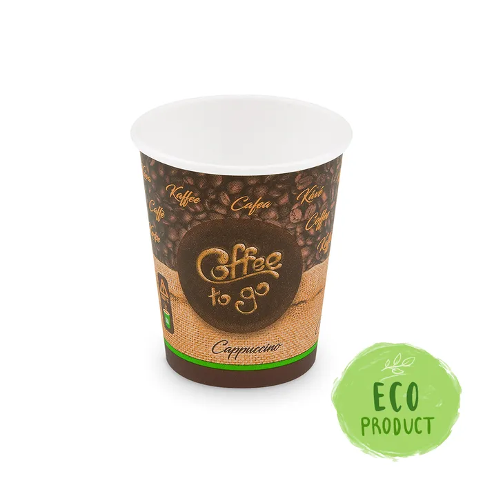 Hauptbild des Produkts Papírový kelímek "Coffee to go" 280 ml, M (průměr 80 mm) [50 ks]