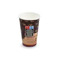 Pappbecher "Coffee to go" durchmesser 80mm 330ml `ML: 0,3L/10oz` [50 St.]
