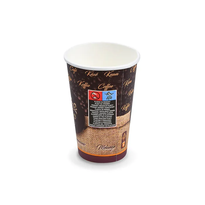 Hauptbild des Produkts Papírový kelímek "Coffee to go" 330 ml, L (průměr 80 mm) [50 ks]