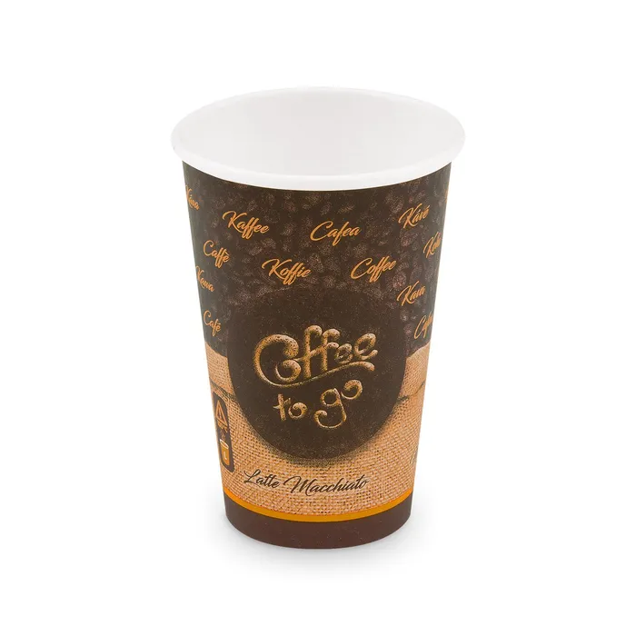 Hauptbild des Produkts Papírový kelímek "Coffee to go" 330 ml, L (průměr 80 mm) [50 ks]