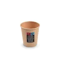Pappbecher kraft durchmesser 73mm 200ml `S: 0,18L/7oz` [50 St.]