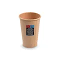 Pappbecher kraft durchmesser 80mm 330ml `ML: 0,3L/10oz` [50 St.]