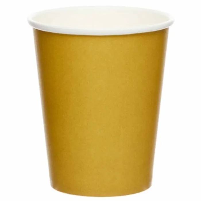 Hauptbild des Produkts Papírový kelímek PAW Eco 250 ml Monocolor gold [8 ks]