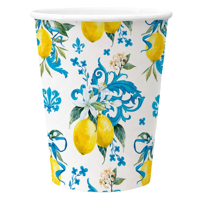 Hauptbild des Produkts Papírový kelímek PAW Eco 250 ml Sicilian Floral Whimsy [8 ks]