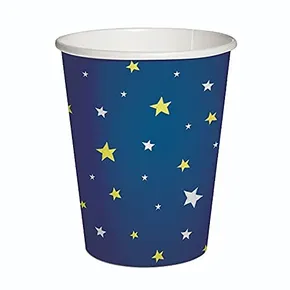 Papierbecher PAW Eco 250 ml Starlit Sky dark blue [8 Stk.]