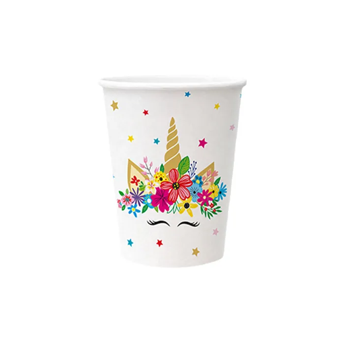 Hauptbild des Produkts Papírový kelímek PAW Eco 250 ml Unicorn Party [8 ks]