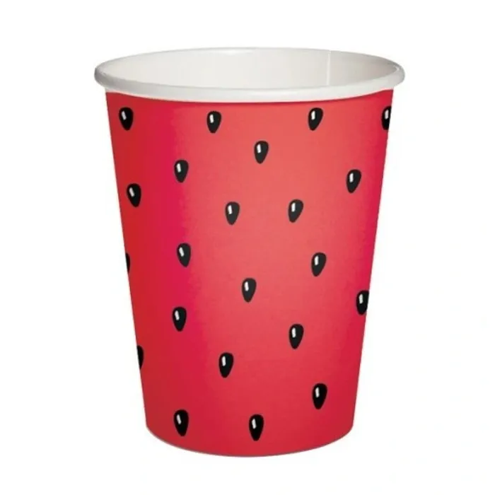 Hauptbild des Produkts Papírový kelímek PAW Eco 250 ml Watermelon [8 ks]