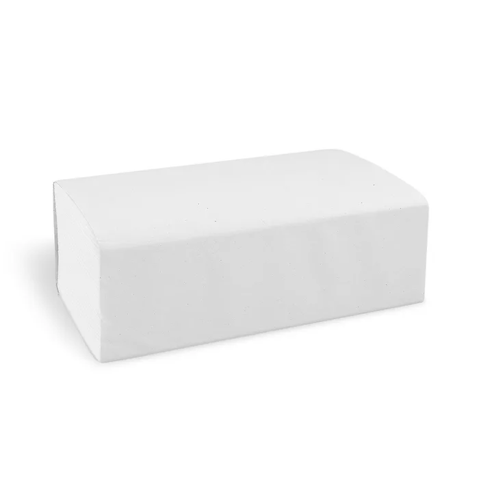 Hauptbild des Produkts Papírový ručník skládaný ZZ 2-vrstvý bílý 23 x 23 cm [3200 ks]