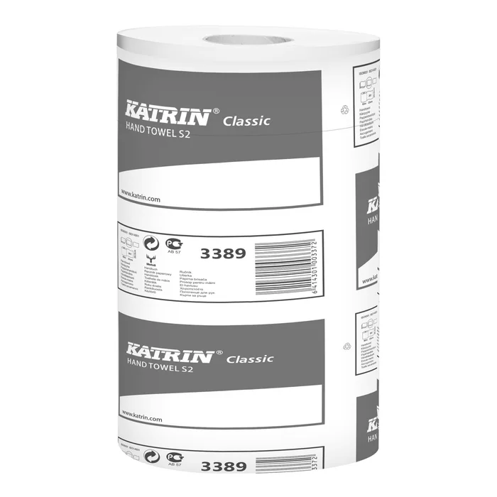 Hauptbild des Produkts Papírový ručník v roli Katrin Classic S2 2-vrstvý 20cm x 60m (průměr 14 cm) [1 ks]