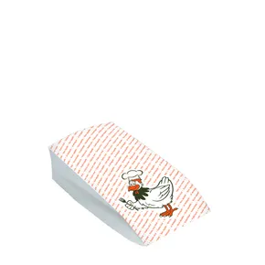 Papierbeutel (PAP/PE) 2-lagig fettdicht 10,5+5,5 x 24 cm `1/2` für Hähnchen [100 St.]