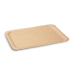 Pappteller (FSC Mix) kraft 18 x 26 cm [100 St.]
