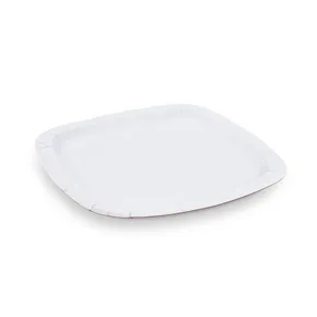 Pappteller quadratisch weiß 24 x 24 cm [100 St.]