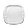 Pappteller quadratisch weiß 24 x 24 cm [100 St.]