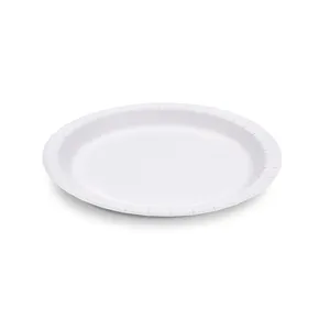 Pappteller (FSC Mix) extra-stabil weiß durchmesser 23cm [100 St.]