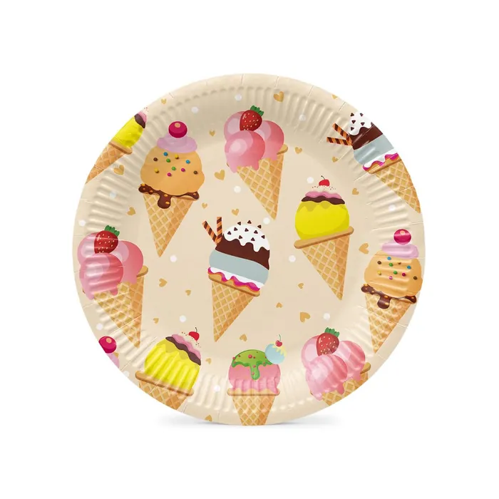 Hauptbild des Produkts Papírový talíř (FSC Mix) Ice Cream O23cm [8 ks]