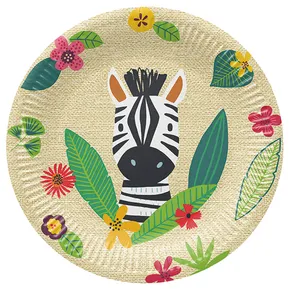 Pappteller (FSC Mix) Jungle Friends O23cm [8 Stk]