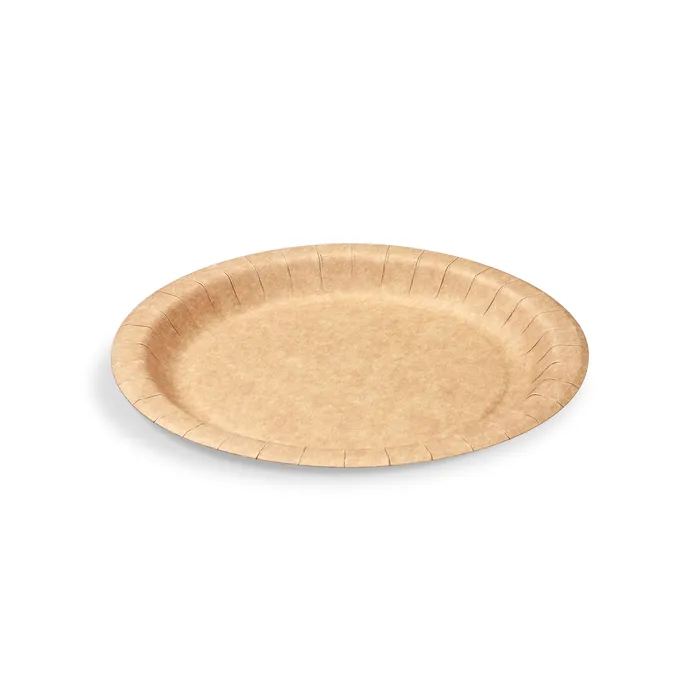 Hauptbild des Produkts Papírový talíř (FSC Mix) kraft Ø18cm [100 ks]