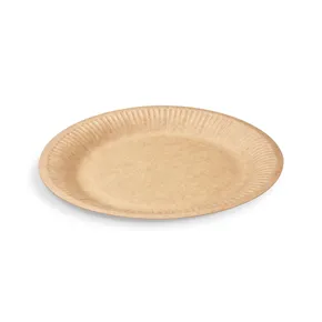 Pappteller (FSC Mix) kraft Ø23cm [100 St.]