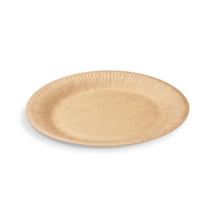 Hauptbild des Produkts Papírový talíř (FSC Mix) kraft Ø23cm [100 ks]
