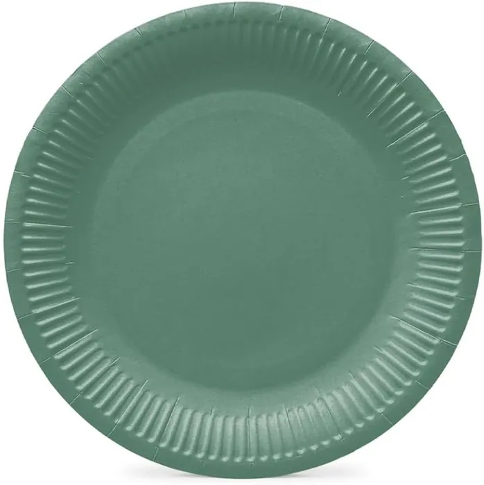 Hauptbild des Produkts Papírový talíř (FSC Mix) Monocolor dark green O23cm [8 ks]